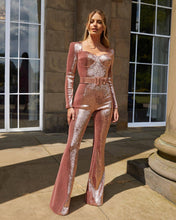 Load image into Gallery viewer, Harper Sequin Pant Jumpsuit *PRE ORDER*
