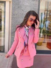 Load image into Gallery viewer, Sasha Pink Skirt Suit
