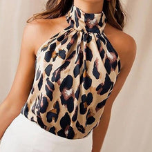 Load image into Gallery viewer, Fiona Off-Shoulder Leopard Blouse
